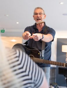Music Therapy featuring guitar