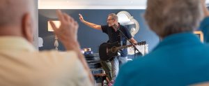 Music Therapy featuring guitar