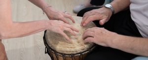 Music Therapy featuring bongos