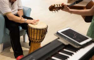 Musical Therapy featuring bongos