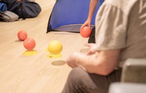 Exercise Therapy featuring foam balls