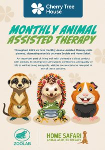 Activities Poster - Animal Assisted Therapy