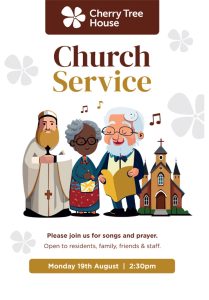 Activities Poster - Church Service